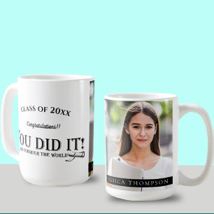 YOU DID IT Photo Class of 2025 Graduation  Coffee Mug