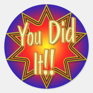 You Did It! Sticker