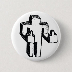 you dig 6 cm round badge