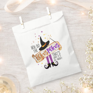 You Do the Hokus Pokus Witch Magic ID982 Favour Bags