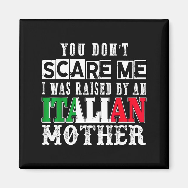 You Don't E Me I Was Raised By An Italian Mother F Magnet (Front)