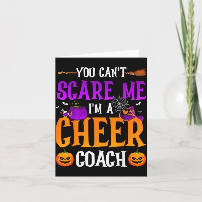 You Don't E Me I'm A Cheer Coach  Card (Front)