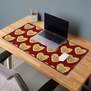 You Don't Find The Happy Life, You Make It Desk Mat