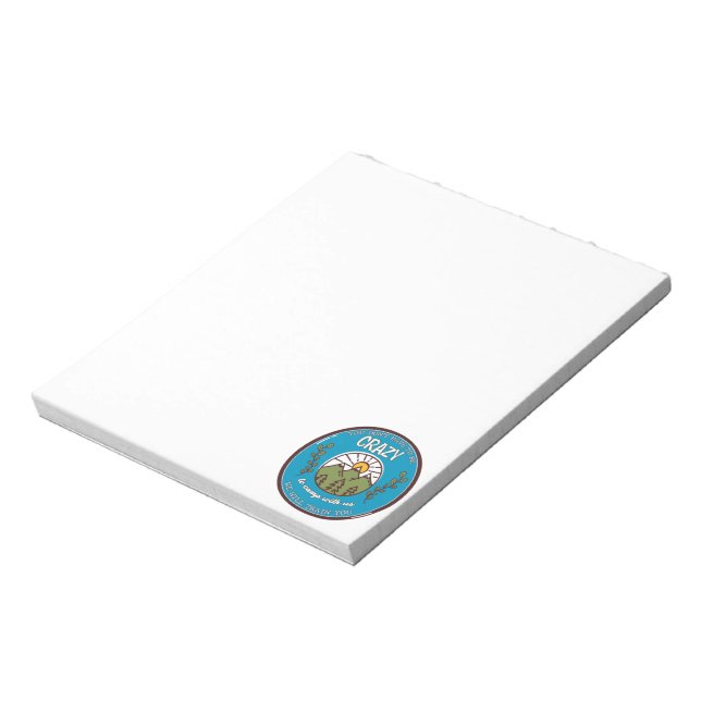 You Don't Have To Be Crazy To Camp With Us Notepad (Rotated)