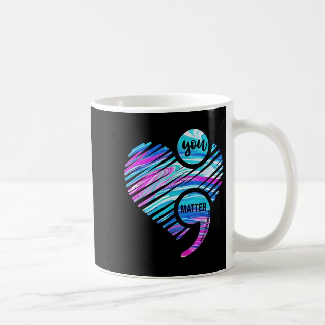 You Don't Let Your Story End Suicide Prevention He Coffee Mug (Right)