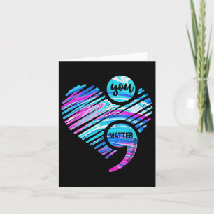 You Dont Let Your Story End Suicide Prevention Hea Card