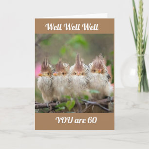 YOU DON'T LOOK A DAY OVER "59" *60th BIRTHDAY CARD