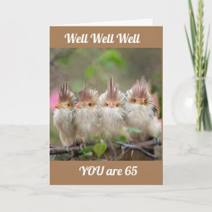 YOU DON'T LOOK A DAY OVER "64" *65th BIRTHDAY CARD