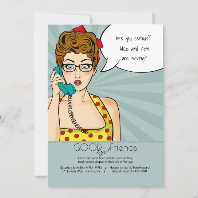 You Don't Say Invitation (Front)