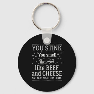 You Don't Smell Like Santa Funny Christmas  Key Ring
