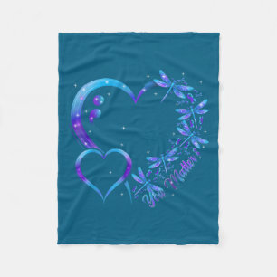 You Dragonfly Suicide Prevention Awareness Men Wom Fleece Blanket