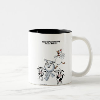 You Eat What? Two-Tone Coffee Mug