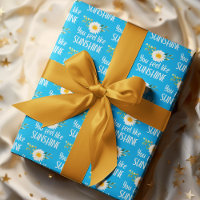 You Feel Like Sunshine Daisy Wrapping Paper Sheets