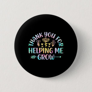 You For Helping Me Grow Grateful Graduation Kids 6 Cm Round Badge