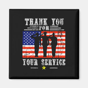 You For Your Services Patriotic - Veterans Day For Magnet