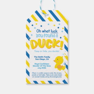 You found a Duck! Cruise Duck Tags