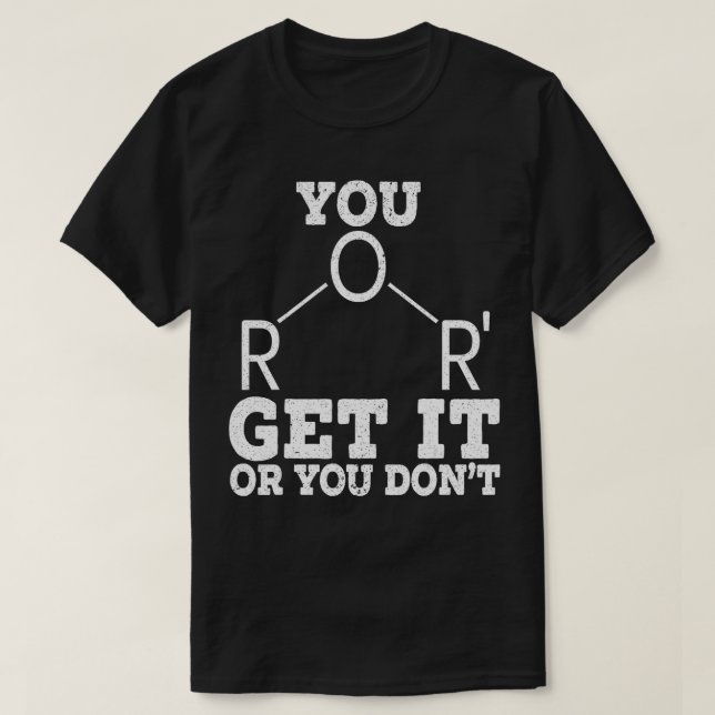 You Get It Or You Dont Funny Science Biology Micro T-Shirt (Design Front)