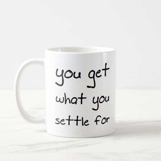 you get what coffee mug (Left)
