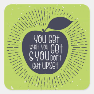You Get What You Get Funny Teacher Sticker
