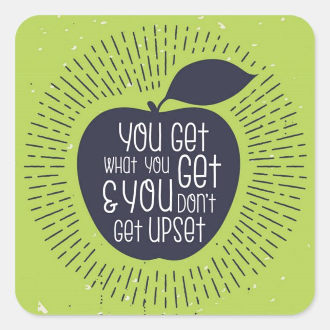 You Get What You Get Funny Teacher Sticker (Front)