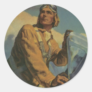 You Give Him Wings! Classic Round Sticker