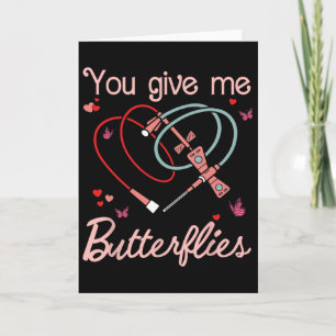 You Give Me Butterflies Phlebotomist Pbt Valentine Card