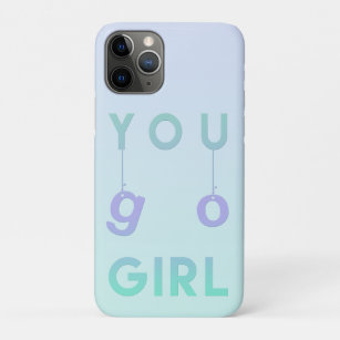 You go girl - Fun Typography Motivational Quote Case-Mate iPhone Case