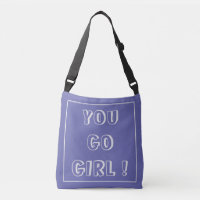 You Go Girl trendy dark purple modern
