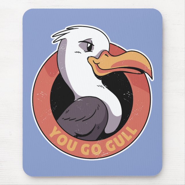 You Go Gull Mouse Mat (Front)