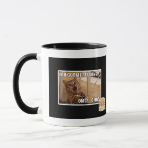 You got me ribbons!! mug