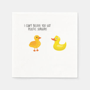 You Got Plastic Surgery Cosmetic Surgeon Gift Napkin
