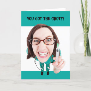 You Got the Coronavirus Vaccine Sarcastic Congrats Holiday Card