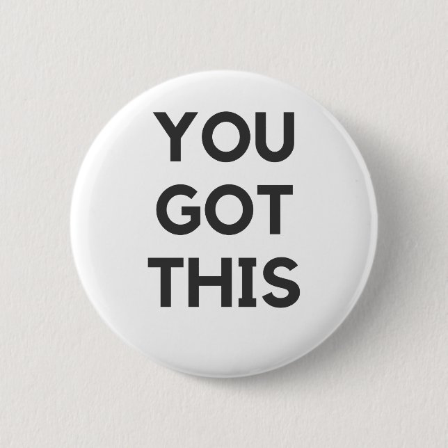 you got this 6 cm round badge (Front)