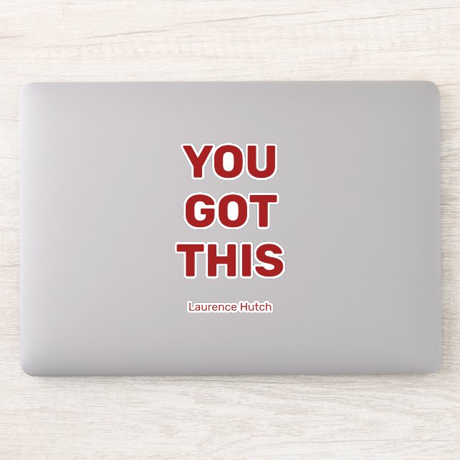 You Got This Bold Red Colour | Named Laptop  (Computer)