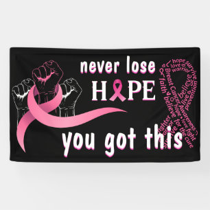 you got this breast cancer survivor banner ideas