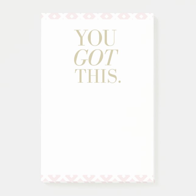 You Got This Design Post It Notes (Front)