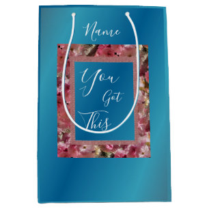 You Got This Inspirational Personalised Medium Gift Bag