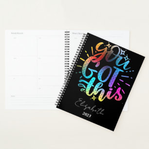 You Got this inspirational personalised, year Planner