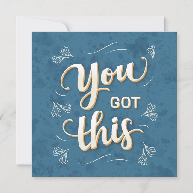 You Got This Lettering Motivational Card (Front)