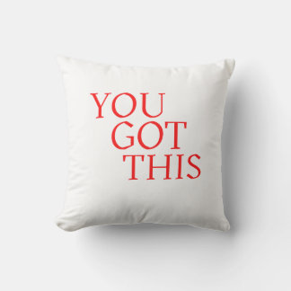 You Got This – Motivational Encouragement Quote Cushion