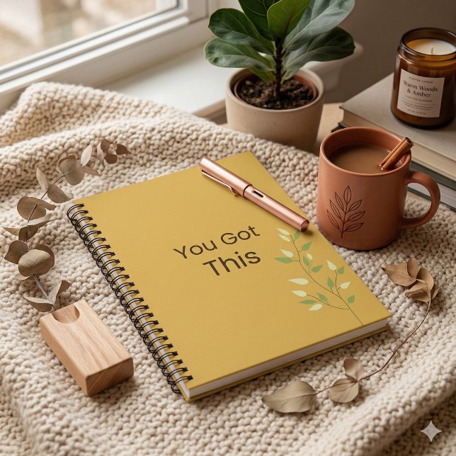 You Got This Motivational Notebook (Clean and minimal notebook for daily motivation)
