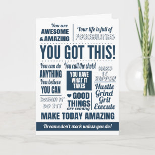 You Got This Motivational Quotes Card