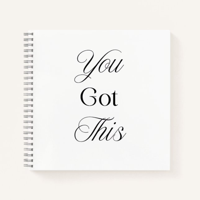 You Got This Motivational Well being Gift for her Notebook (Front)