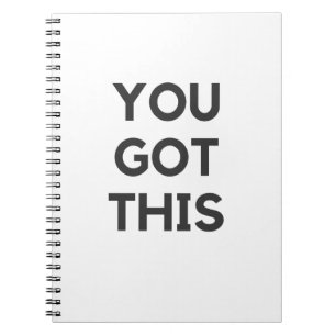 you got this notebook