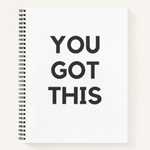 you got this notebook