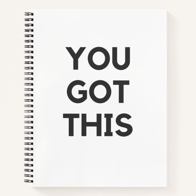 you got this notebook (Front)