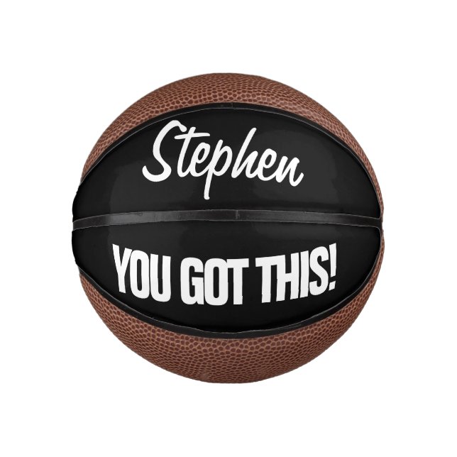 You Got This! personalised mini basketball gift (Front)