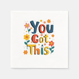You Got This Teacher Exam Test Day Score Testing Napkin
