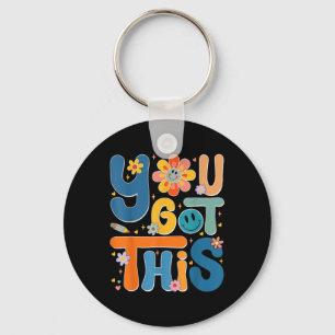 You Got This Test Day Rock The Test Teacher Testin Key Ring