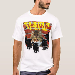 YOU GOTTA BE KITTEN ME, Funny Cat T-shirts